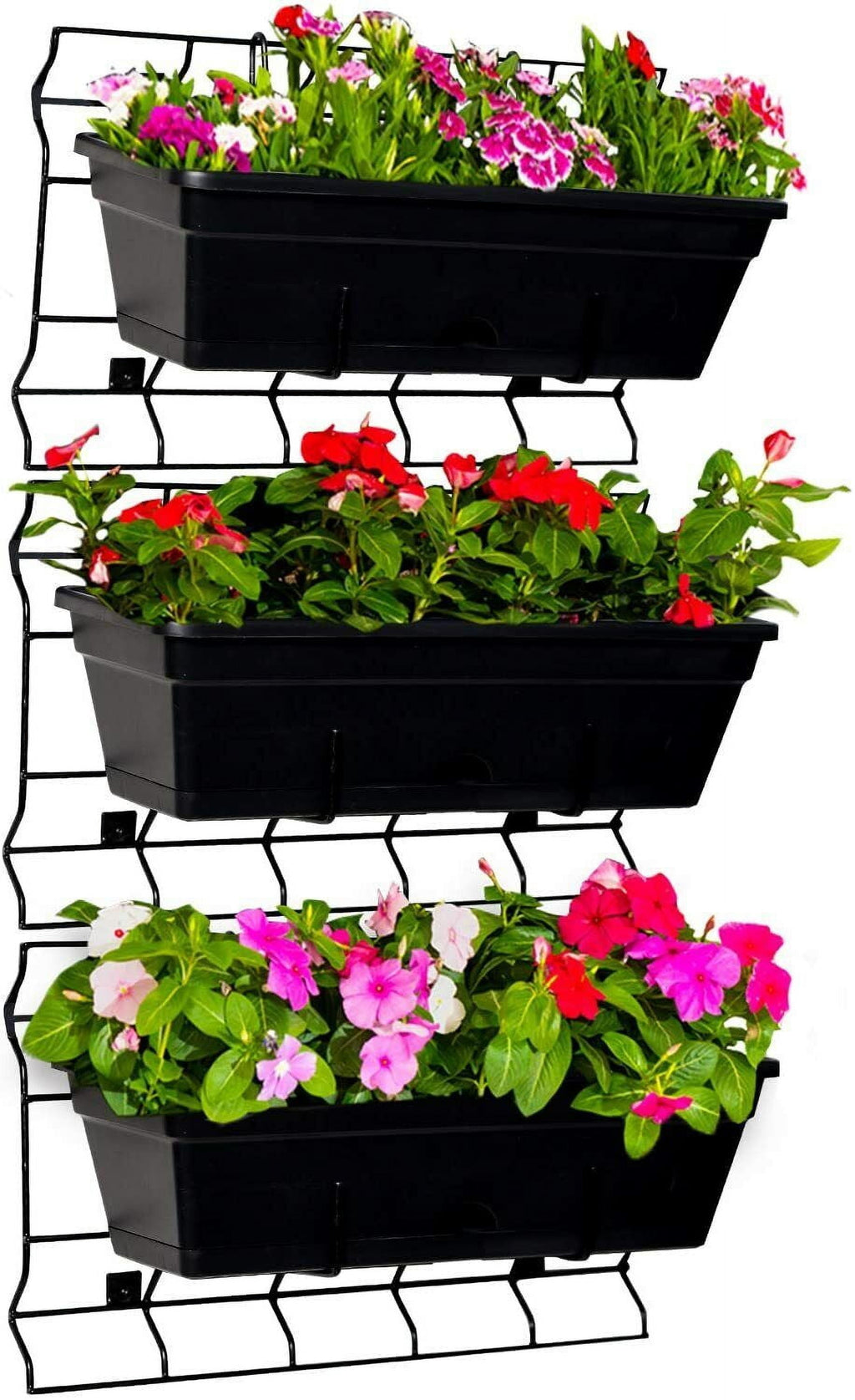 Cerbior Vertical Planter Outdoor Garden Wall Elevated Raised Bed Flower Herbs