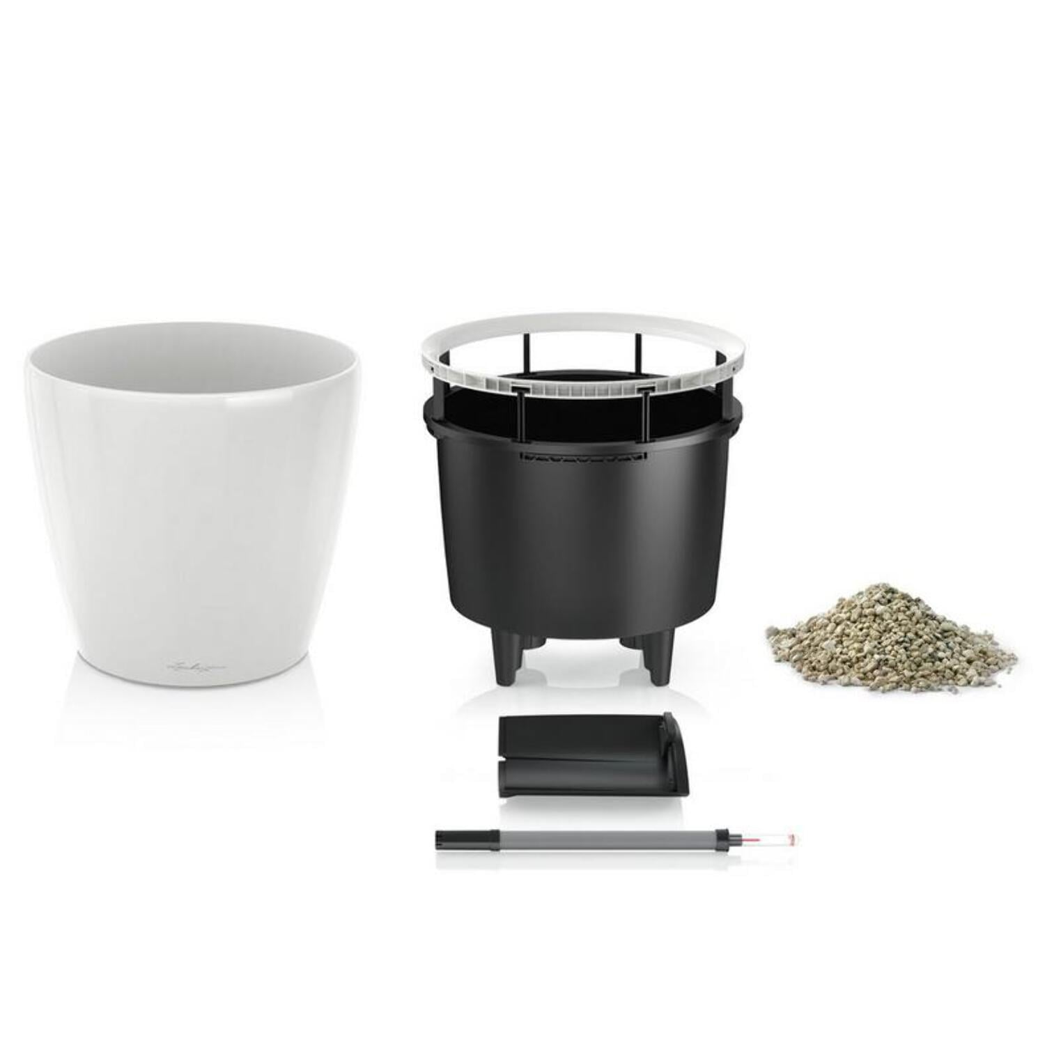 Lechuza Classico Premium Self-Watering Round Planter