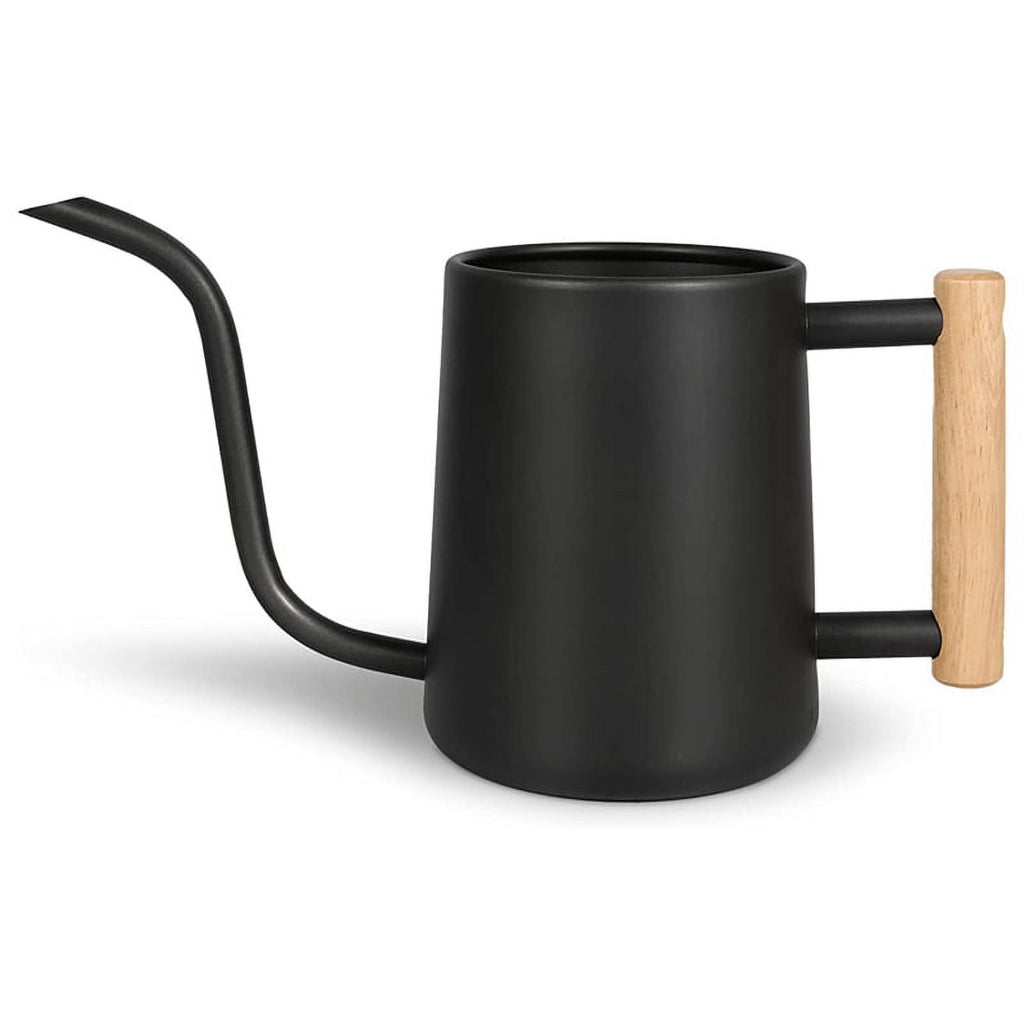 Watering Can Indoor Plants, 35 /1000 Ml Metal Stainless Steel Watering Can Pot with Long Spout for Indoor House Black