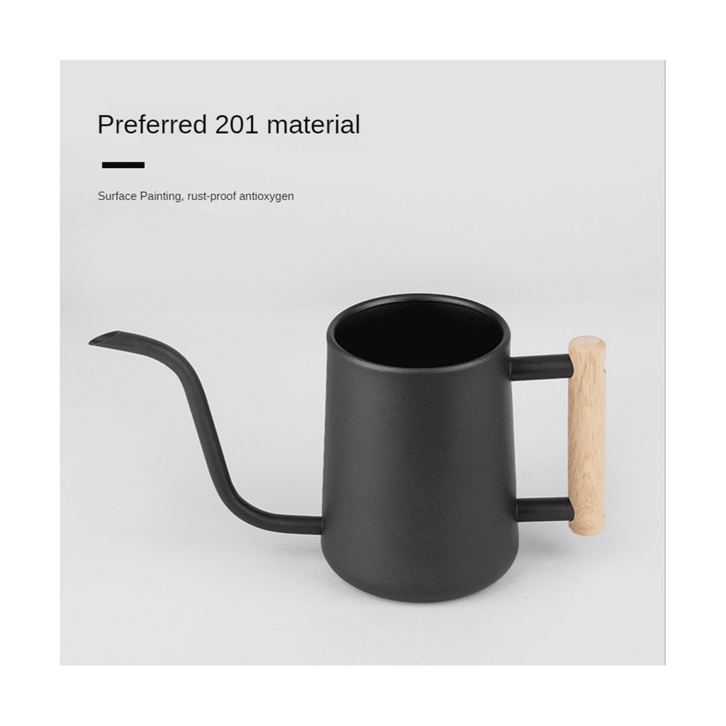 Watering Can Indoor Plants, 35 /1000 Ml Metal Stainless Steel Watering Can Pot with Long Spout for Indoor House Black