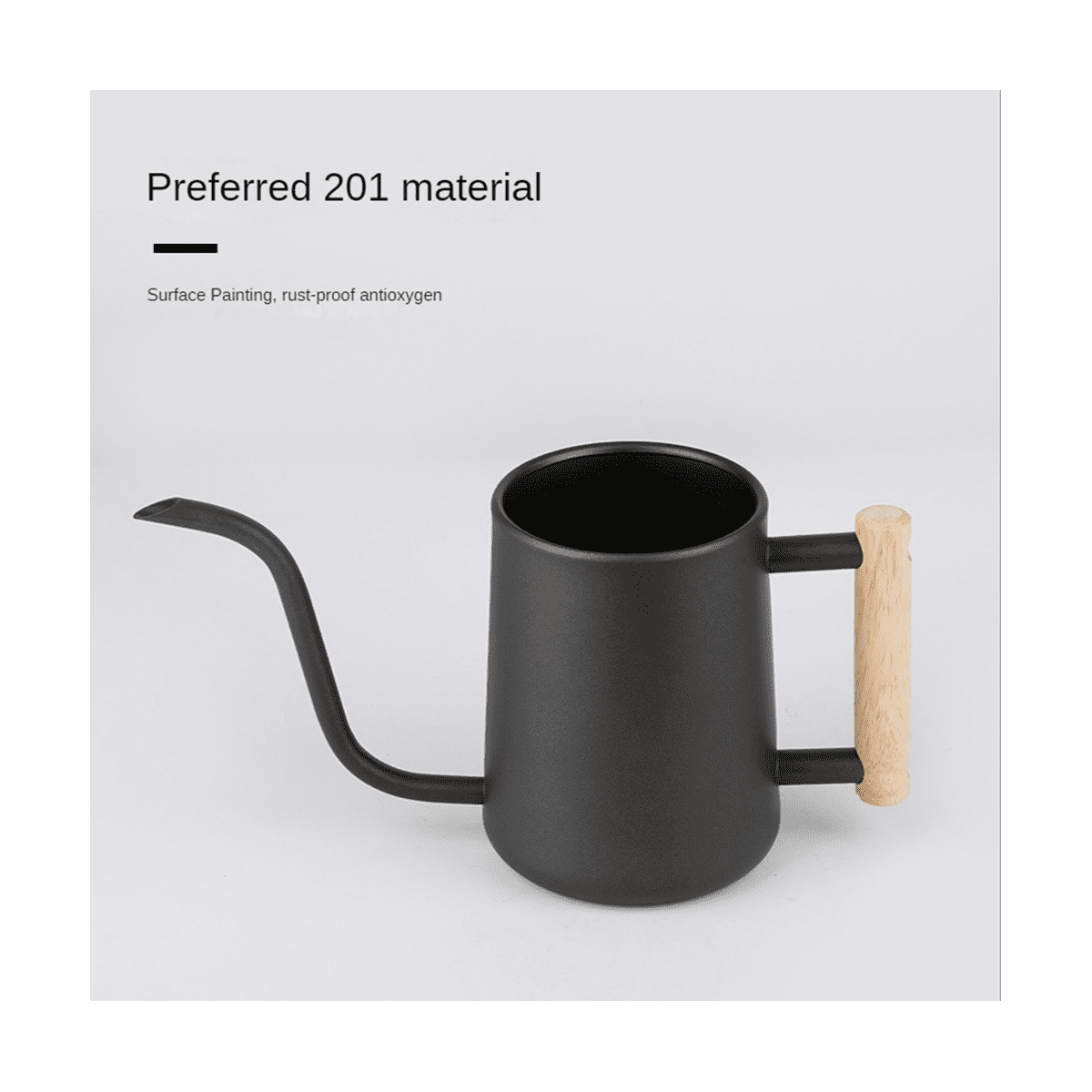 Watering Can Indoor Plants, 35 /1000 Ml Metal Stainless Steel Watering Can Pot with Long Spout for Indoor House Black