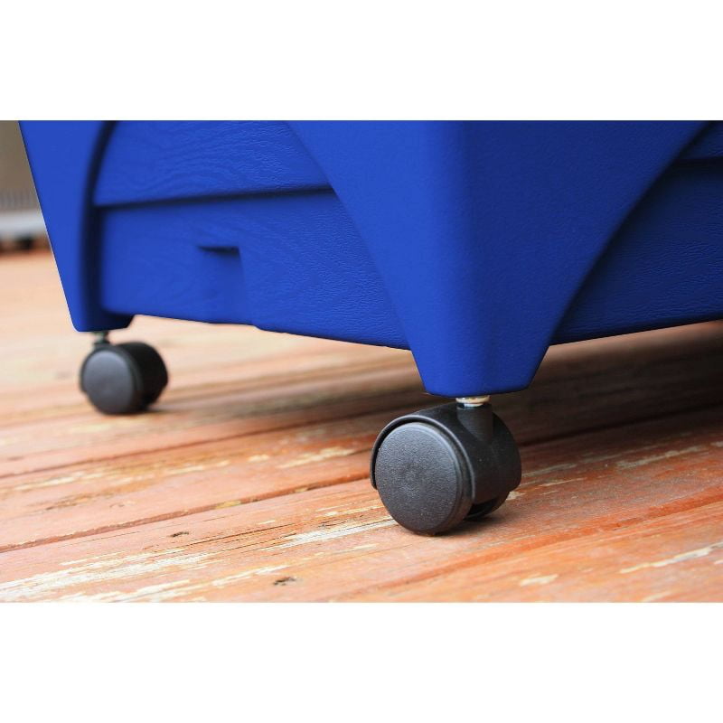 Raised Bed Grow Box Rectangular Outdoor Planter 24"x20"x11": UV-Protected, Mobile, Self-Watering