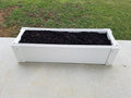 Mini 8.5-inch x 25.5-inch x 6-inch Stack-able, White, Vinyl, Raised Garden Bed