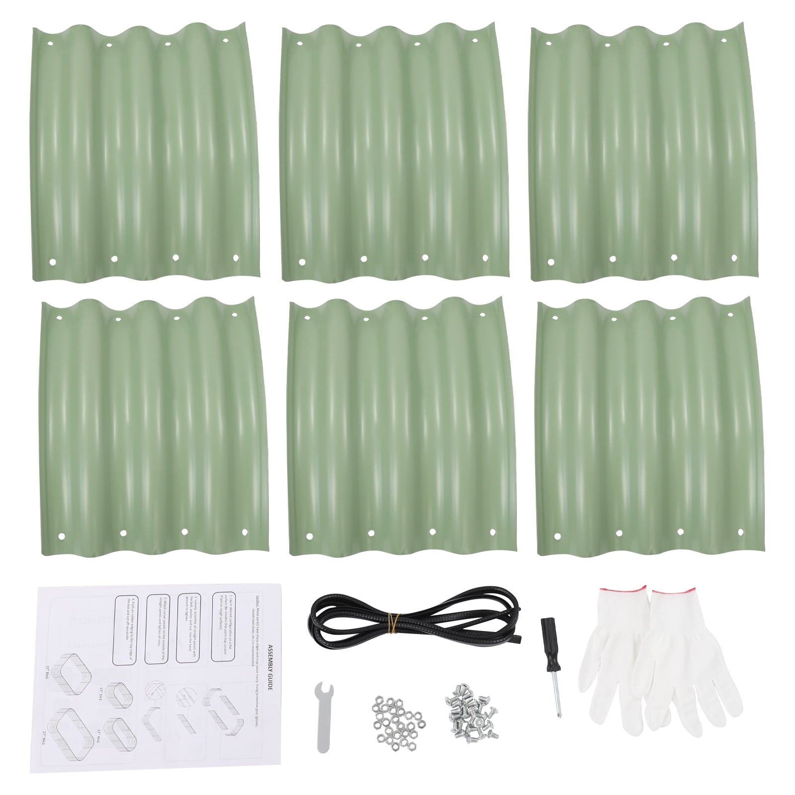 2 Pack Round Metal Garden Planter Raised Flowers Bed Sheet Raised Planter Box for Outdoor Vegetables Fruits Planting