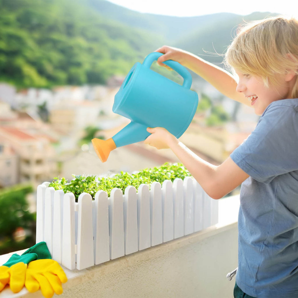 Watering Can for Indoor Plants, 1 PC Small Cute Plastic Kids Gardening Watering Can with Removable Spout for House Plants Garden Flower Outdoor Plants, 700ml