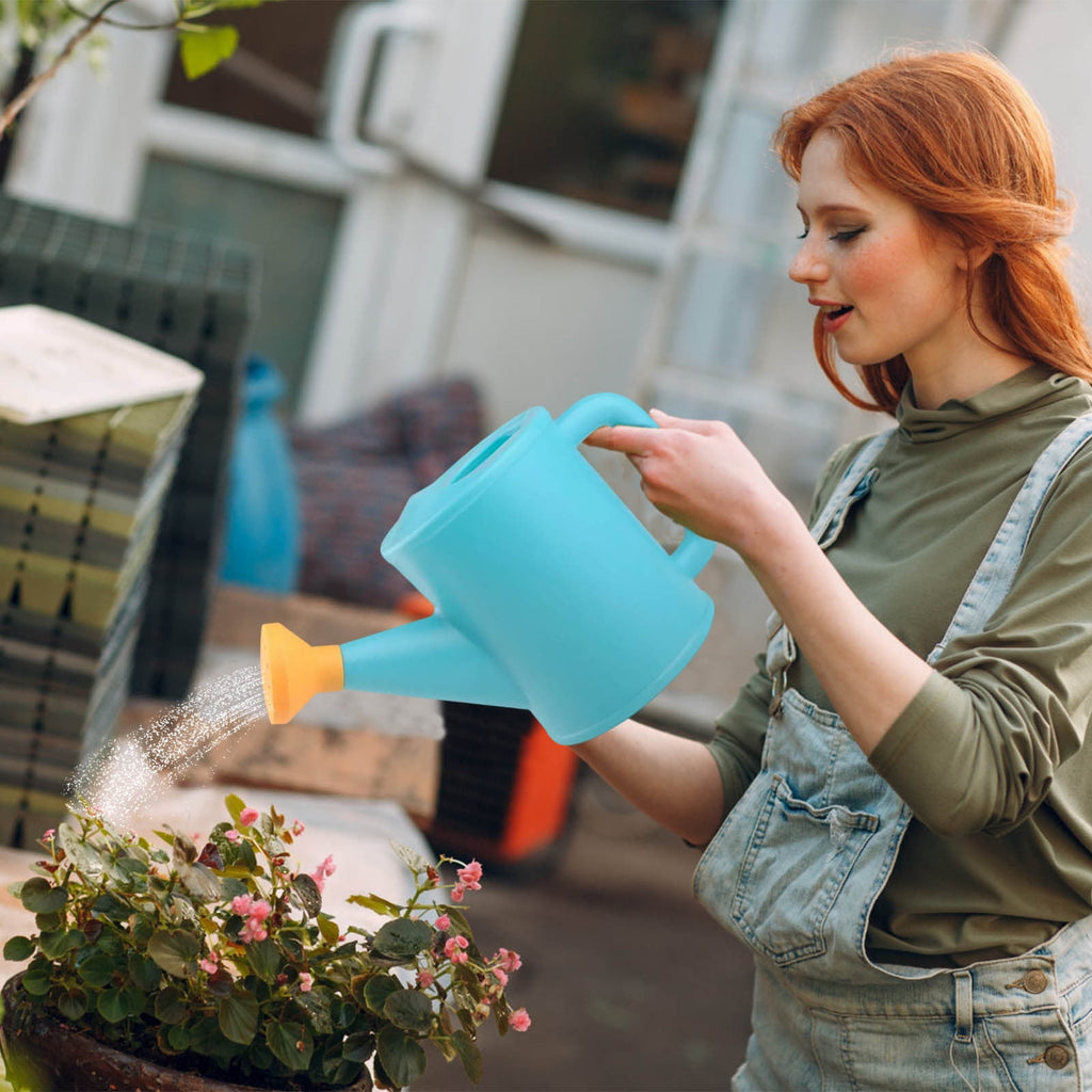 Watering Can for Indoor Plants, 1 PC Small Cute Plastic Kids Gardening Watering Can with Removable Spout for House Plants Garden Flower Outdoor Plants, 700ml