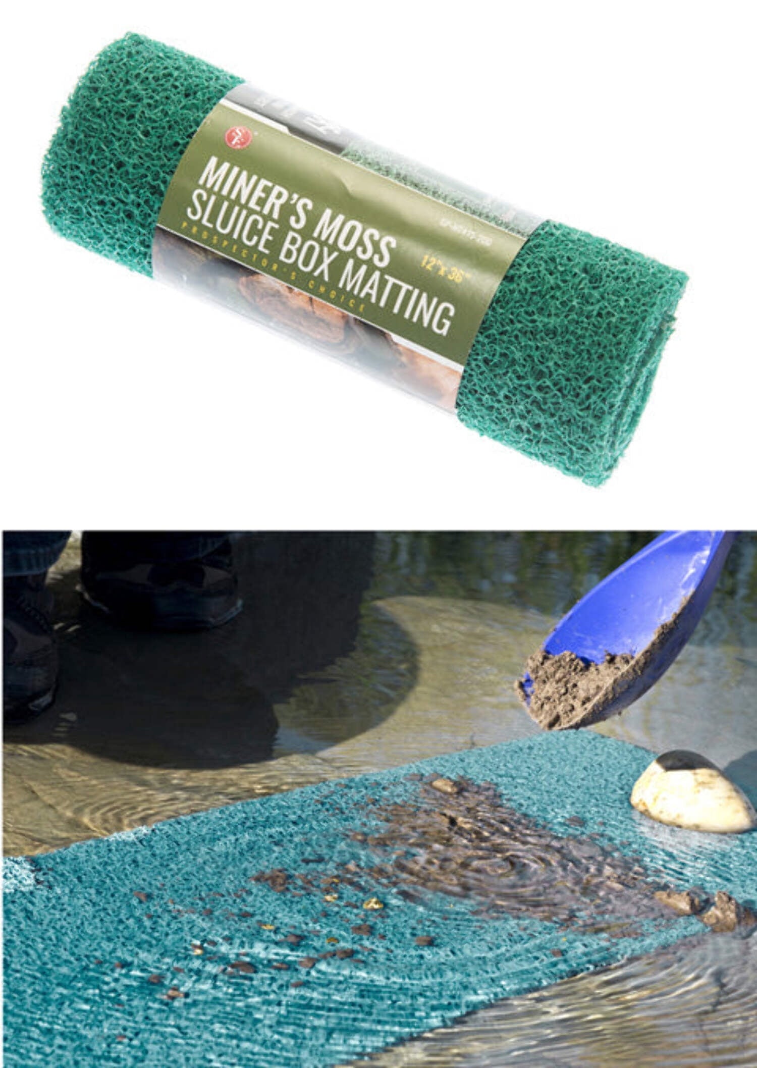 Miner's Moss | 12" x 36" | 10mm | Green