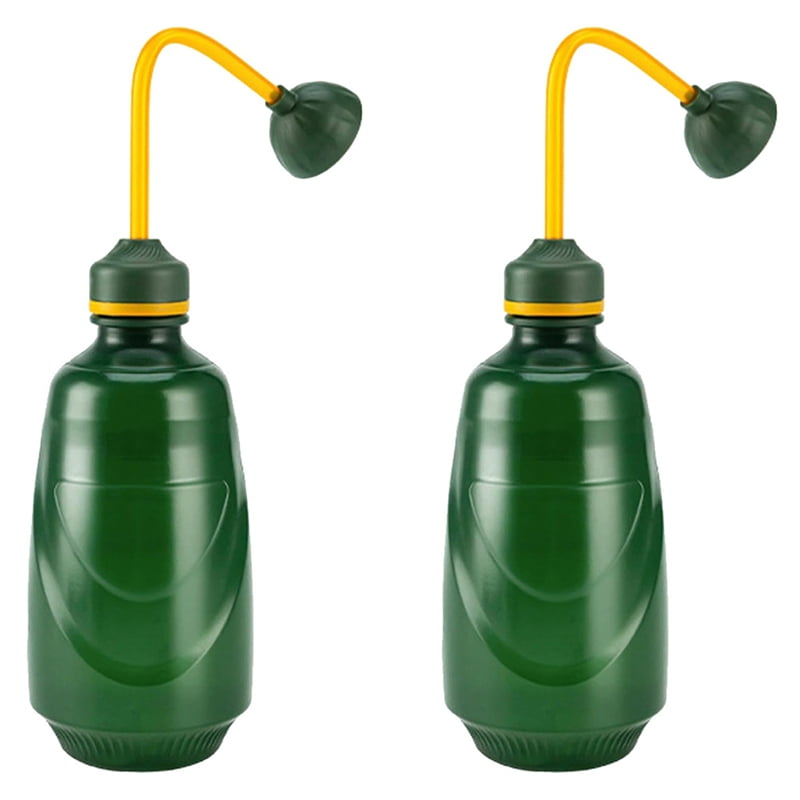 2X Watering Can for Seedlings, Small Watering Can for House Plant Garden Flower 0.45L Green,2 x Watering Can,Green