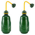 2X Watering Can for Seedlings, Small Watering Can for House Plant Garden Flower 0.45L Green,2 x Watering Can,Green