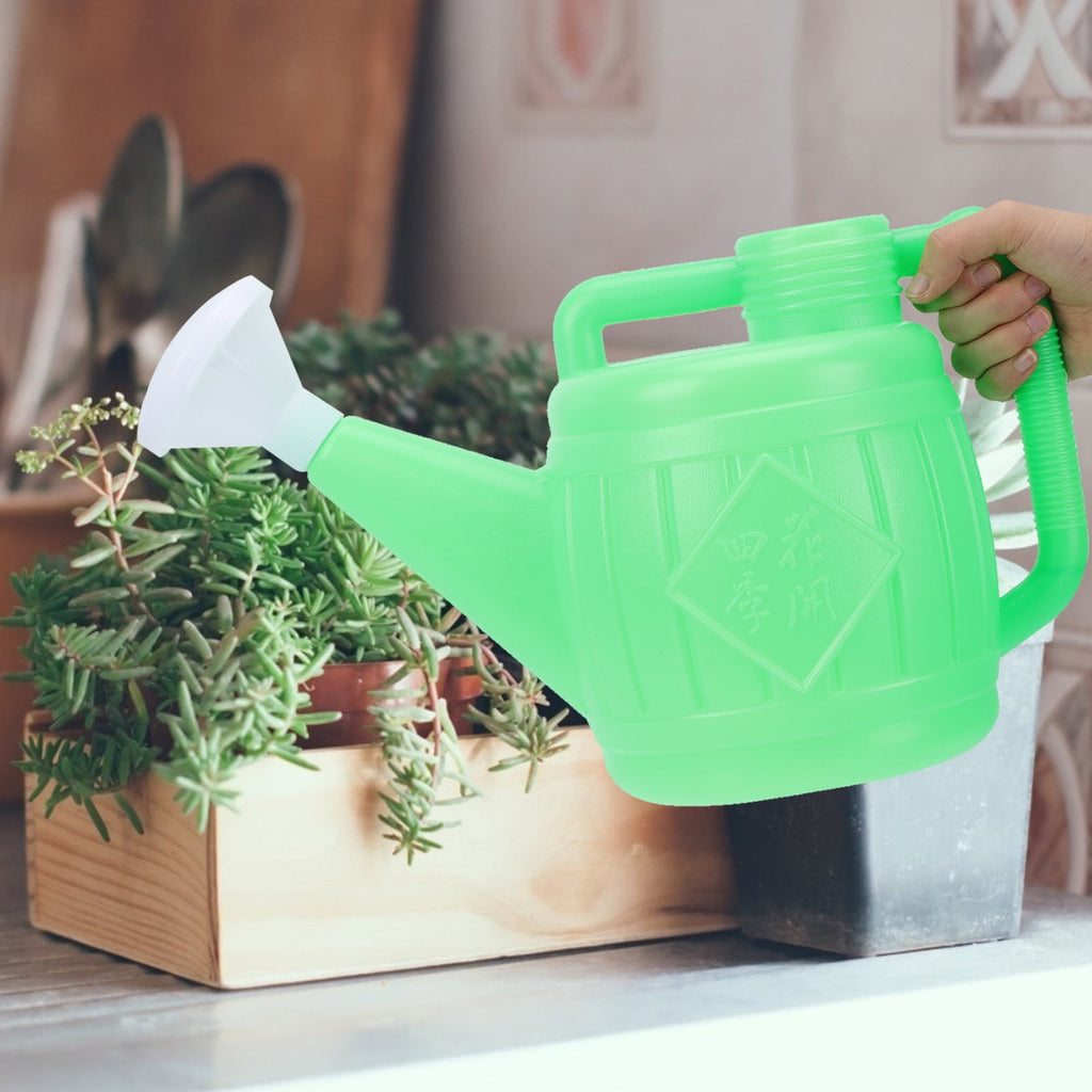 unbranded Plastic Watering Can Spray Indoor Plants Sprinkler Kettle Green