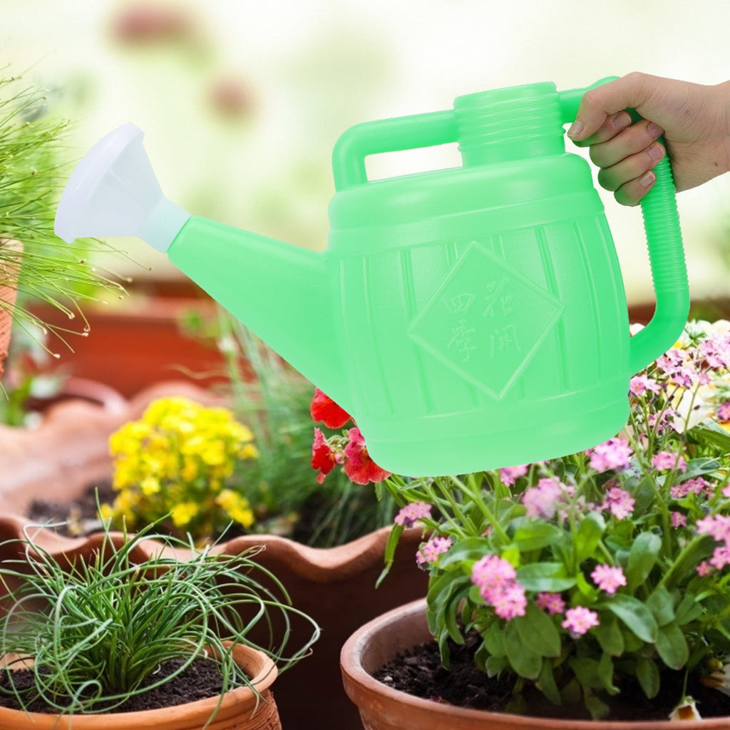 unbranded Plastic Watering Can Spray Indoor Plants Sprinkler Kettle Green