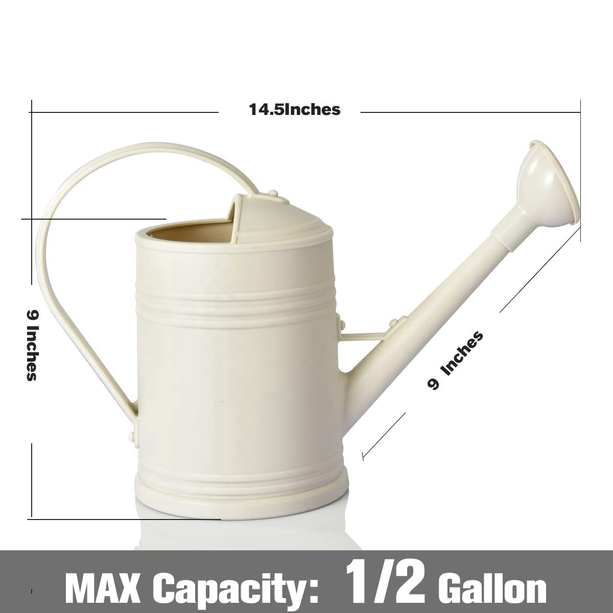 Watering Can for Indoor Plants, Flower Watering Can Outdoor for House Plants Garden Flower, Indoor Long Spout,Beige