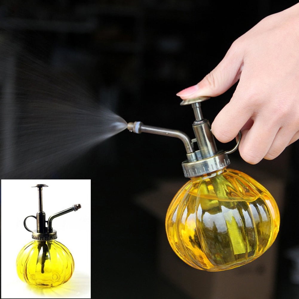 Vintage Pumpkin Shape Plant Flower Sprinkler Water Spray Bottle Garden Tool
