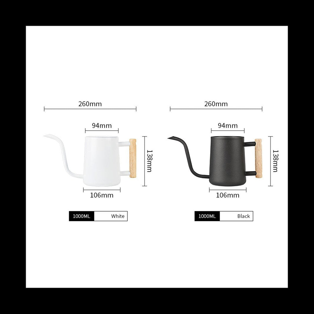 Watering Can Indoor Plants, 35 /1000 Ml Metal Stainless Steel Watering Can Pot with Long Spout for Indoor House White