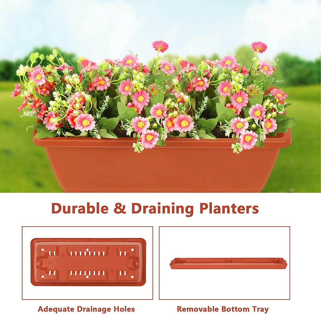 Raised Garden Bed 4 Tier Vertical Garden Planters Indoor Outdoor Raised Planter Box with Legs Elevated Herb Garden Planter for Flowers Vegetables Plants, Green, 16.8 * 18.3 * 41.5 Inches