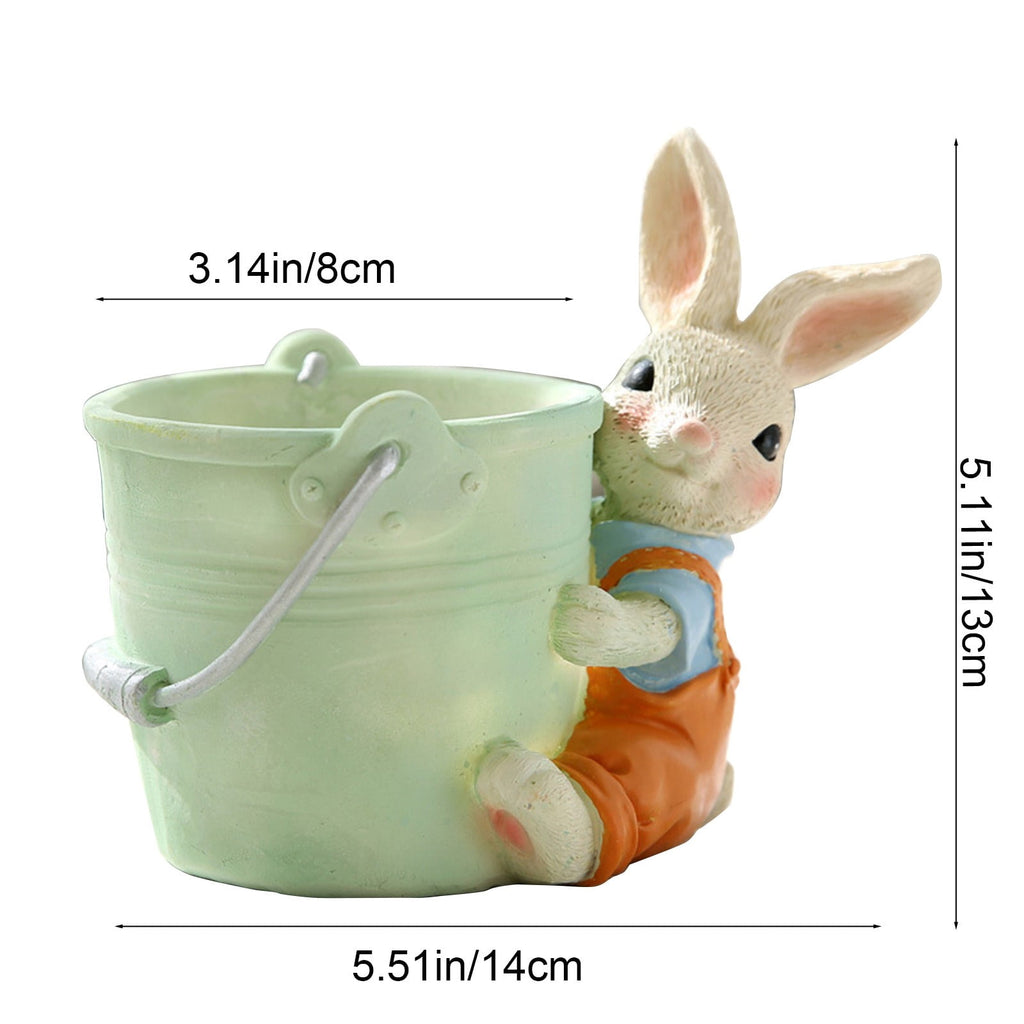 Generic Spring Festival Bunny Shaped Flower Pot Gift for Mom