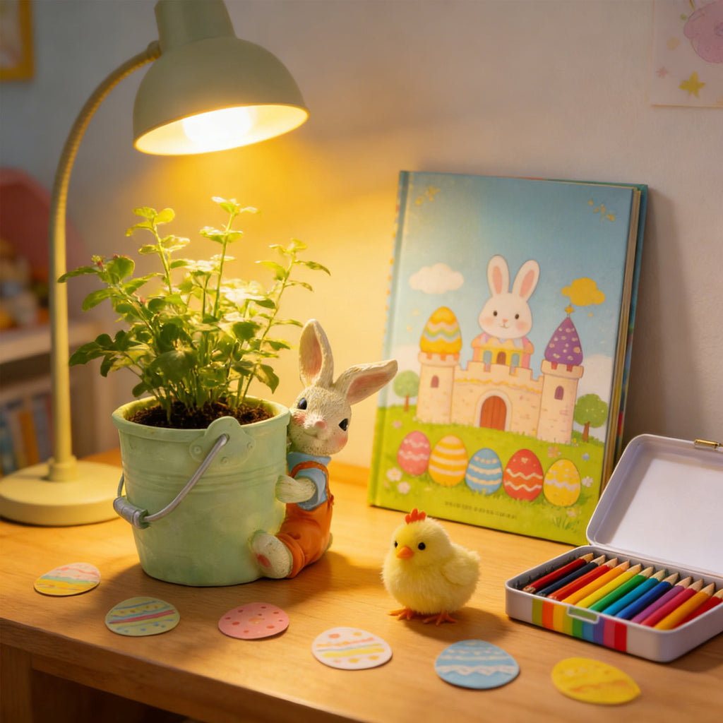 Generic Spring Festival Bunny Shaped Flower Pot Gift for Mom