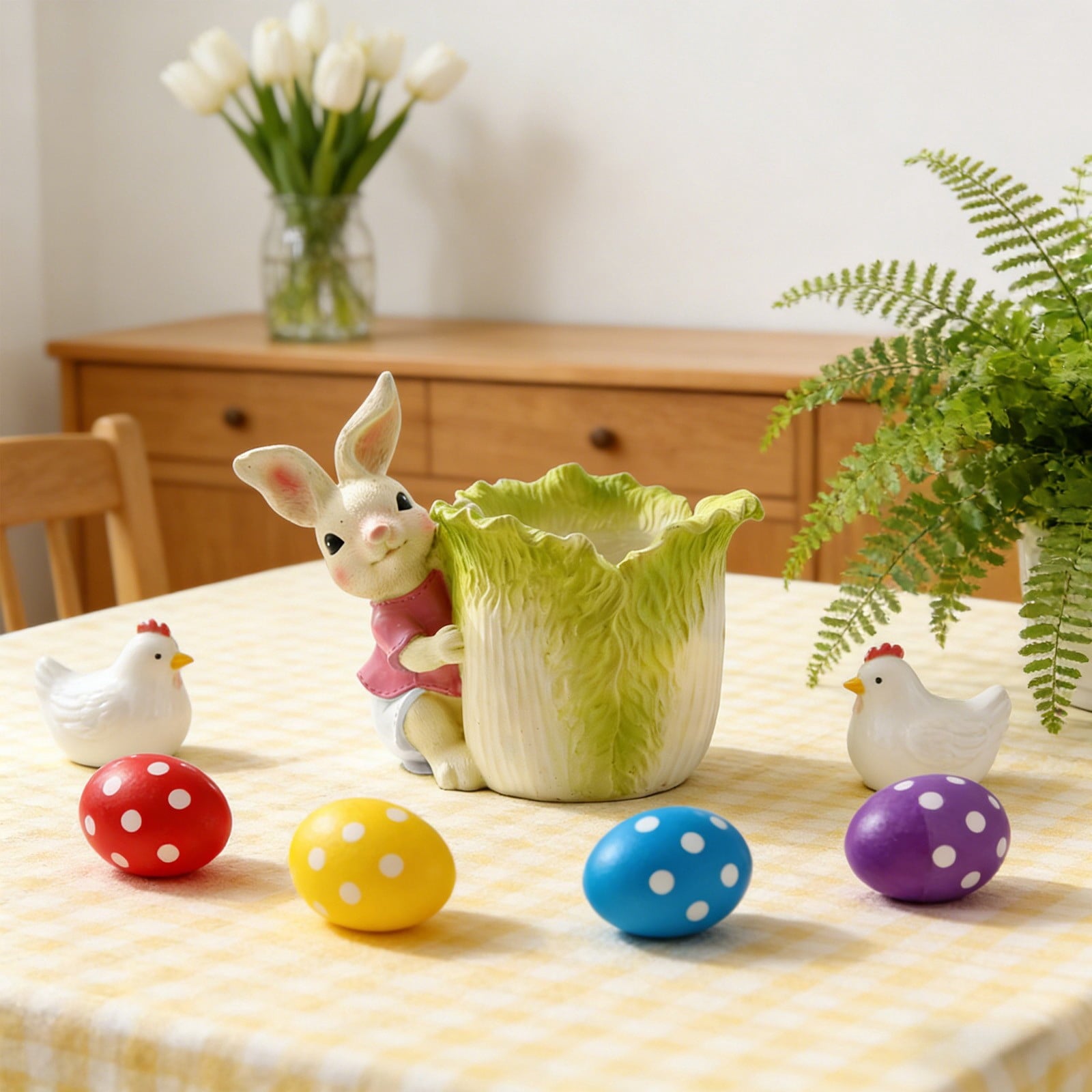 Generic Spring Festival Bunny Shaped Flower Pot Gift for Mom